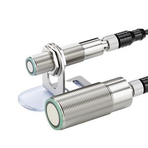 Industrial Analog Ultrasonic Proximity Sensor M18X1 Thread 100-1000mm Measuring Distance NPN PNP Digital Switch 0-10V 4-20mA Ultrasonic Diffuse Sensor