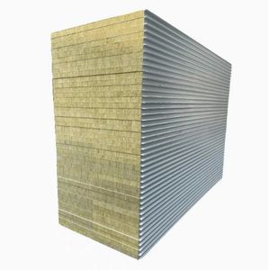 Rock Wool Color Steel Sandwich Panel Fire Prevention Panel Heat Insulation Wall&Roof Plate