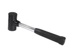 Heavy-Duty Double-Face Rubber Mallet Hammer with Wood Handle