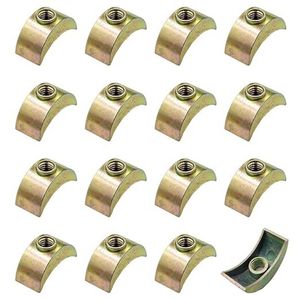 Corrosion-Resistant Half Moon Nut for Shelving and Storage System