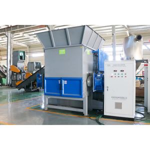 High-efficiency Plastic PVC PE PP Pet Film Bag Pipe Profile Flake Scrap Bottle Crusher Shredder Crushing Shredding Machine