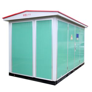 Power Supply Step Down Cast Resin Electrical Solar Aluminum Copper Prefabricated Substation Transformer Compact Power Box Type Substation