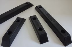Custom Molded EPDM Rubber Dock Bumper with Logo Used for Trucks