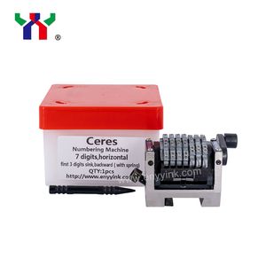 Gto52 Arabic Horizontal Numbering Machine for Gto52, 7 Digital Customize Steel Item Room Parts PCS Printing Feature Printer Material