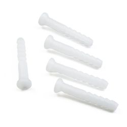 White Plastic Drywall Anchor Nylon Plastic Expansion Anchor Plug Plastic Drive Anchor