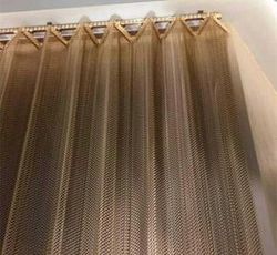 Stainless Steel Wire Material Metal Curtain Mesh