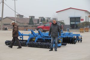 1zl-4.0m 3.6m Agriculture Machine Farming Equipment Combined Land Preparation Disc Harrow with Crush Roller Tillage Tractor Implements