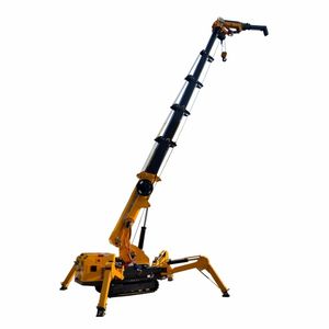 High Performance Mini 3 Ton Spider Hydraulic Boom Crane with Remote Control