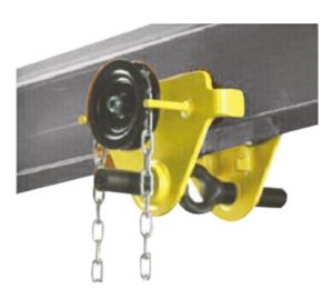 3t Hand-Pull Plain Trolley Manual Geared Trolley for Lifting Hoist