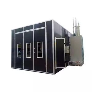Factory Price Car Paring Room with Fire Resistant Panel Diesel Heating Car Painting Room Car Spray Booth