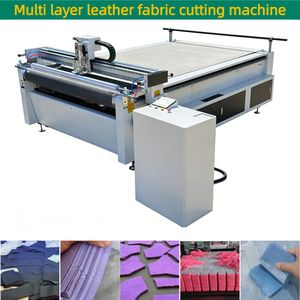 Clothing Fabric Automatic Cloth Cutter Multi-Layer Textile Automatic Knife Cutting Machine