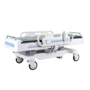 Automatic Medical Stretcher Trolley Ambulance Patient Transfer Trolley Bed Emergency Outpatient Rescue Bed Lifting Cart Surgical Transport Bed