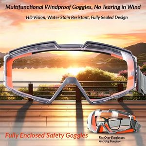 Factory Labor & Construction Site Workers Industrial Safety Eye Protection Goggles