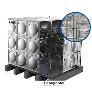 304 316 Stainless Steel Water Tank Factory High Strength Food Grade Sectional Rectangular Stainless Steel Water Tank