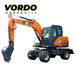 OEM Factory Sale High Power Heavy Equipment Zt85W Mini Wheel Crawler Excavator