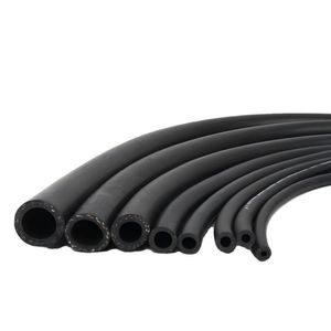 Premium Customizable Black Rubber Hoses for High Pressure Hydraulic Systems