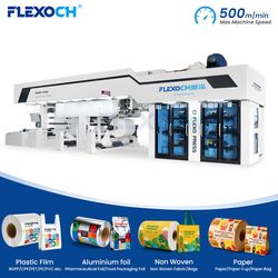 8 Colors Paper Gearless Flexographic Printing Machine