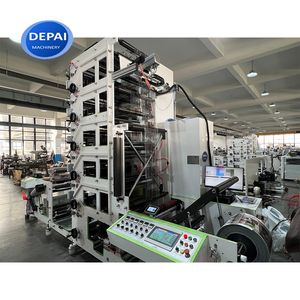 4 Color 850mm Width Roll to Roll Paper Cup Flexo Printing Machine