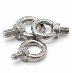 Factor Price 3/8" Shoulder Eye Bolts Galvanized Steel Eyebolt with Nut