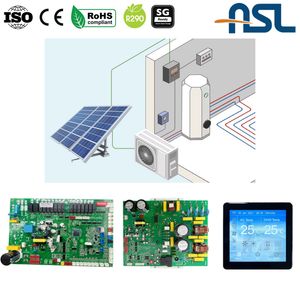 Single/Three Phase 3-4kw Solar Charger Power Grid Power Hybrid Supply Control Board PCBA Controller for Inverter Heat Pump & Water Heater with Compressor Drive