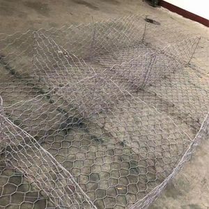 Galvanized Gabion Box 80X100mm Gabions Hexagonal Mesh Gabion