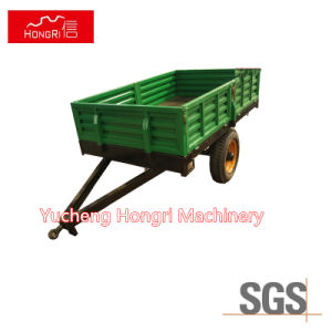Agricultural Machine Tractor Mounted Farm Usage Tipping Trailer for Sale