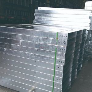 200mm Custom Support System Perforated Trough Galvanized Steel Cable Tray Cable Trunking