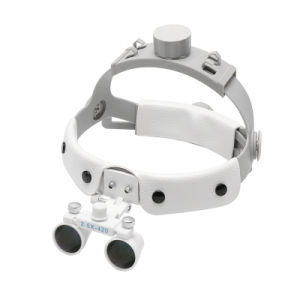 440-540 mm Dental Binocular Magnifier 2.5X Optical Glass Ultra-Light Helmet Magnifying Glass Wide Field of View Dental Loupes