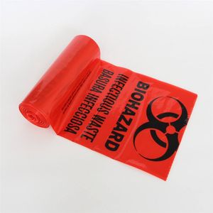 Siny Disposable Plastic Hospital Clinic Biohazards Bags/Medical Biohazard Specimens Bag/LDPE Promotional Medicine Packaging Bags