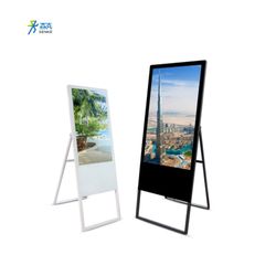 Senke Floor Stand Digital Signage Screen Foldable Digital Portable Free Stand Digital Floor Signage
