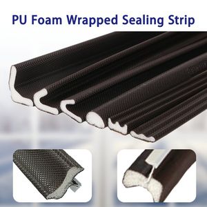 Wrapped PU Door Strip with High Elastic Foam for Room Noise Isolation