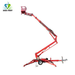8 Meter to 20 Meter Electric Hydraulic Trailed Towable Aerial Spider Boom Lift