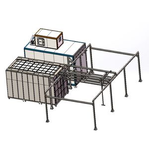 Manual Electrostatic Powder Coating Painting Line with Overhead Tracks Converyor