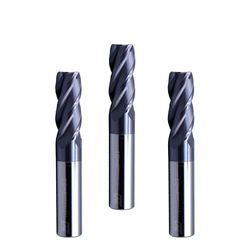 UNT Drill Bit Tialn Coated Carbide Fresa Square End Mill HRC55