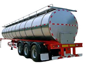 Hot Sale heavy truck SS tank trailer/ Stainless Steel Tanker Trailer