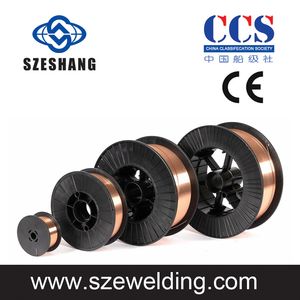 Gas Shielded High Strength Copper Coated Welding Wire Er100s-G