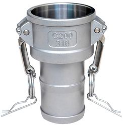 Cam&Groove/Stainless Steel/Aluminum/Brass/PP/ Quick Camlock Coupling Fitting Type C 1/2"-8"