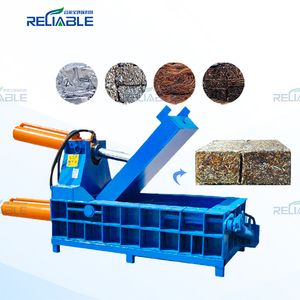 Efficient Scrap Metal Press Machine: Horizontal Baler for Alloys and Aluminum