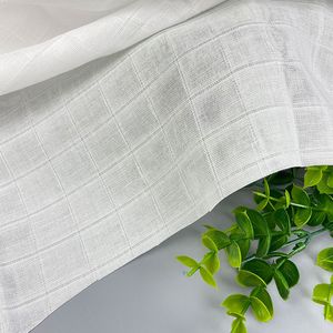 Manufacture Cotton Bamboo Gauze Muslin Check Fabric for Baby Blanket Diaper