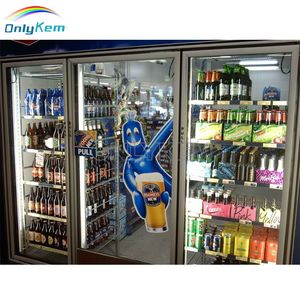 Supermarket Display Cold Room Glass Door Walk in Cooler Freezer