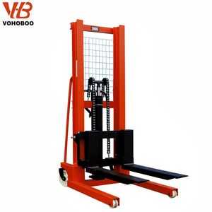 Manufacturer in China Lifting Height Electric Stacker Forklift Manual Portable