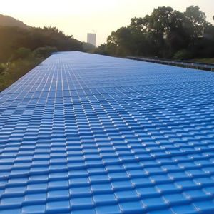 High-Strength ASA Resin PVC Roofing Sheets Building Material PVC Roof Tile Plastic Teja De Panel Solar for All Climates