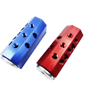 Premium Red and Blue Aluminum Fluid Divider Tray for Efficient Organization