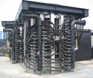 Industrial Electric Steel Iron Copper Aluminium Brass Metal Scrap Induction Melting Furnace for Sale