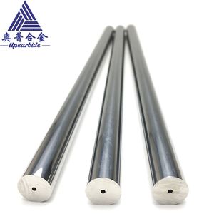 Customized Durable Tungsten Carbide Rods with One Straight Hole for Industrial CNC Applications