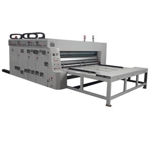 China Four Color Paperboard Carton Flexo Printer and Slotting Machine