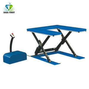 1ton 1.5ton U Type Scissor Lift Table Pallet Lift with Ce