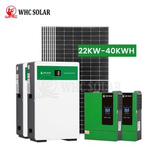 WHC Hybrid Solar Power Systems 10Kw 20kw 25kw 30kw Energy Storage System