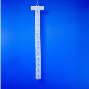 Versatile Plastic Hook Clip Strip for Retail Display Shelving