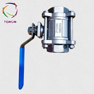 Stainless Steel 304 Floating Ball Valve Threaded Ends 1000wog, 316 1000 Psi Full Bore Ball Valve